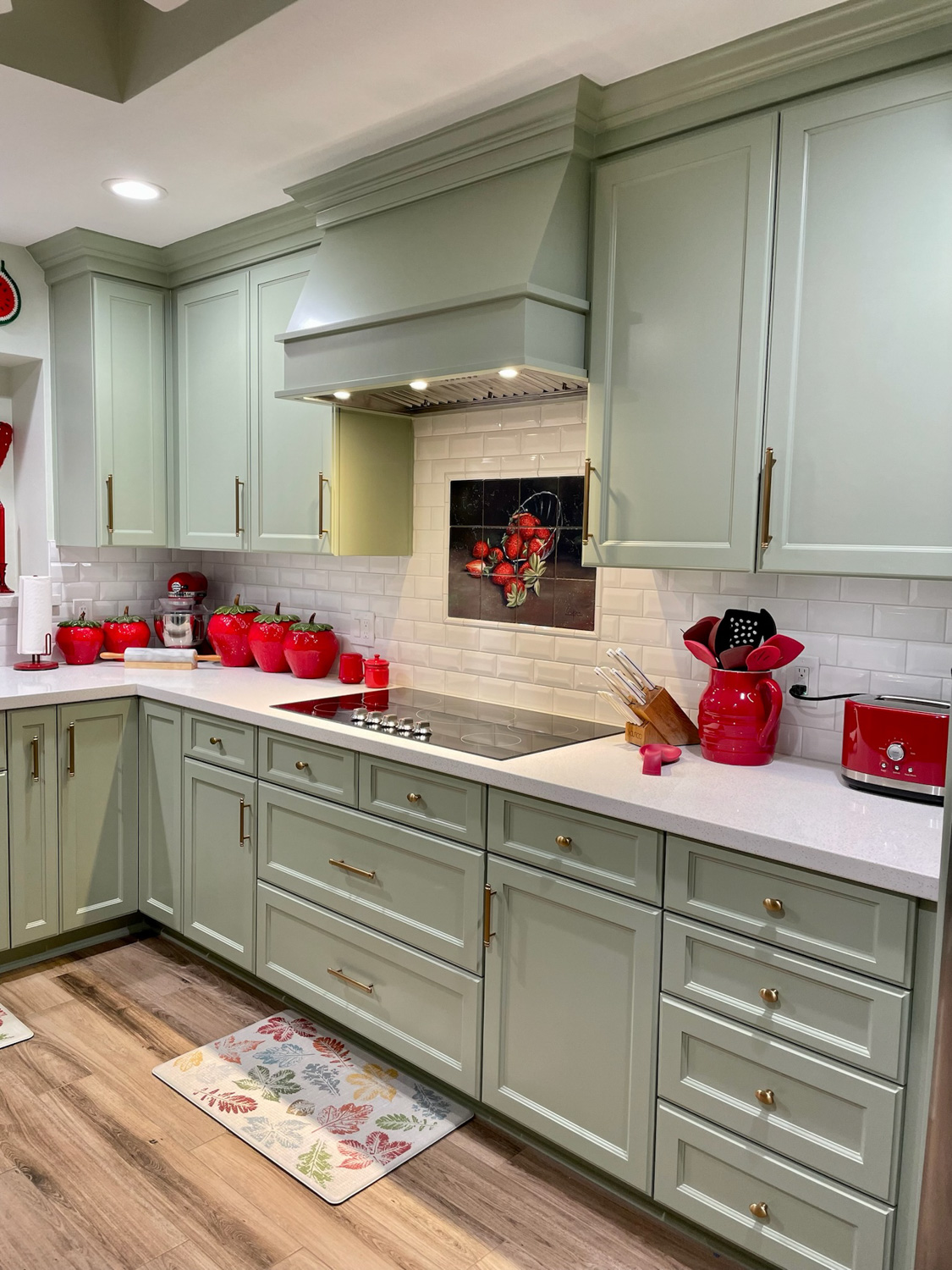 remodeled custom kitchen in Houston